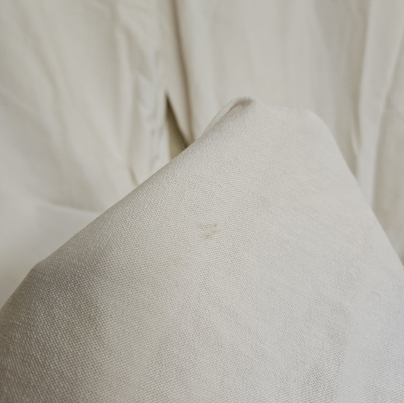 Eileen Fisher S Viscose Nylon Wide Leg White Pants Pull On - Picture 4 of 9